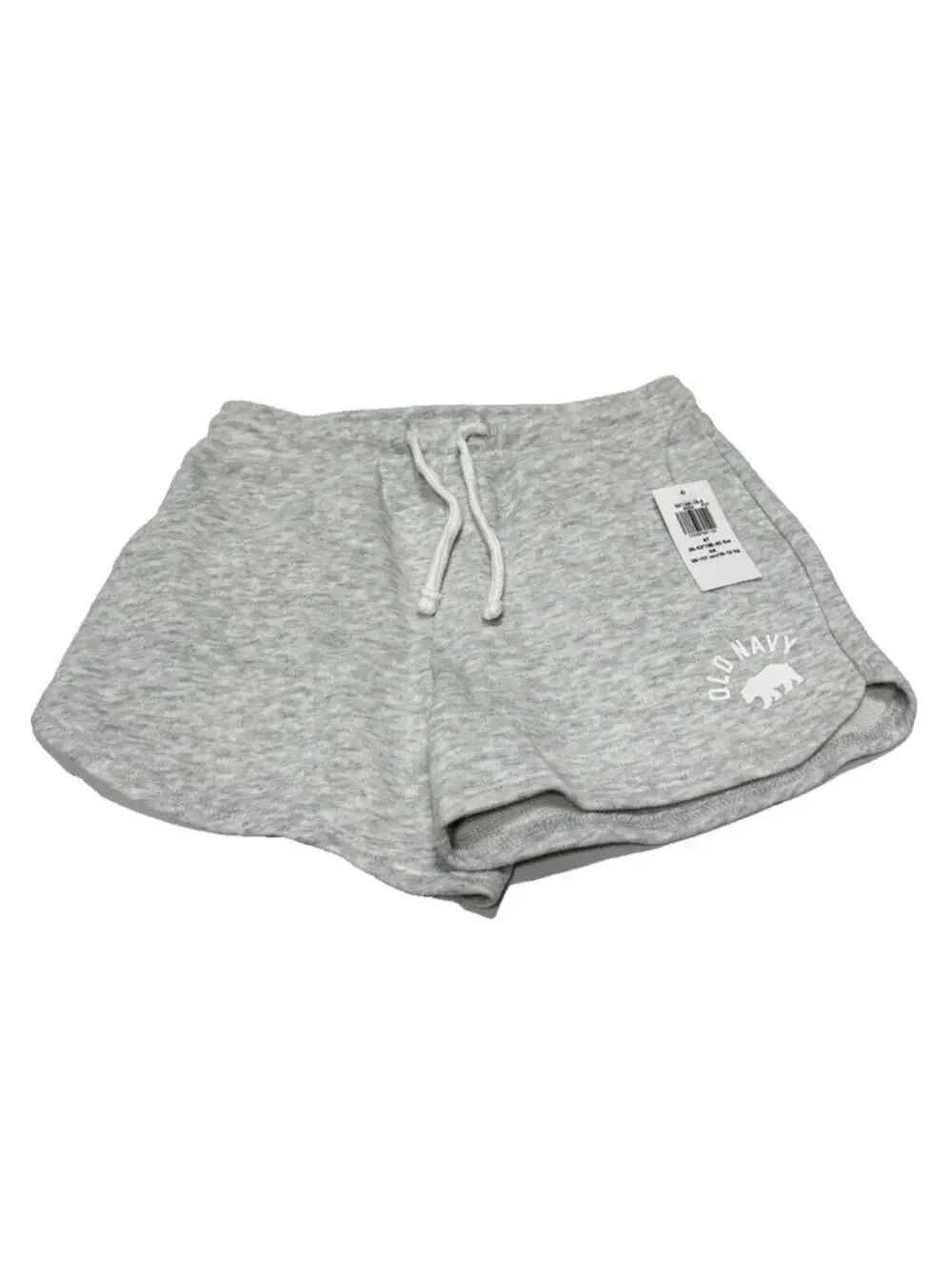 Girls Drawstring Lounge Shorts, Grey Size 4T, New Old Navy Baby Summer Boxers